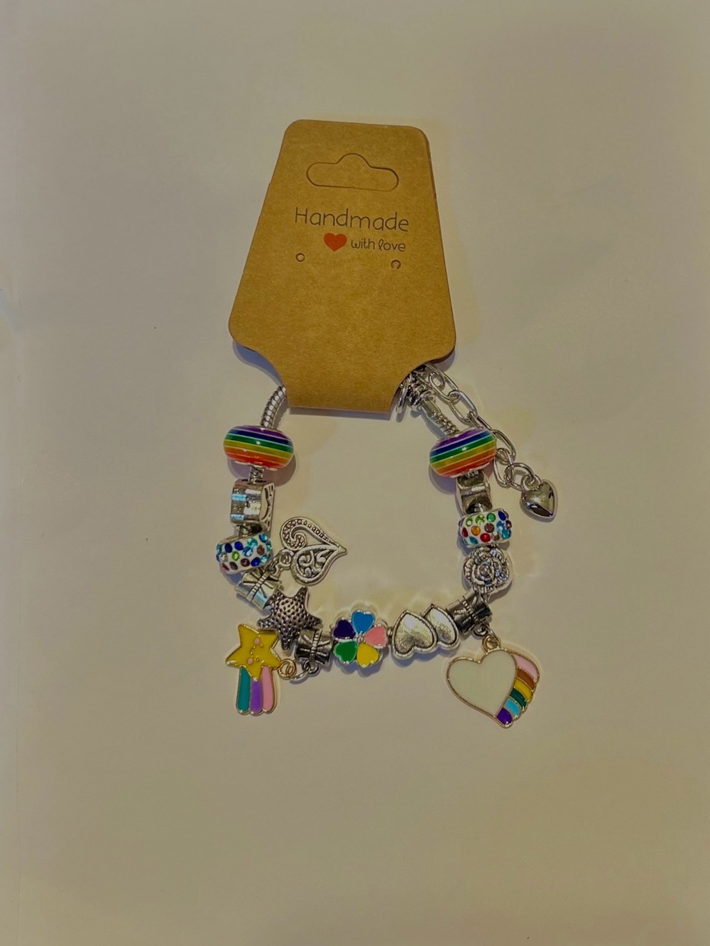 Rainbow handmade bracelet